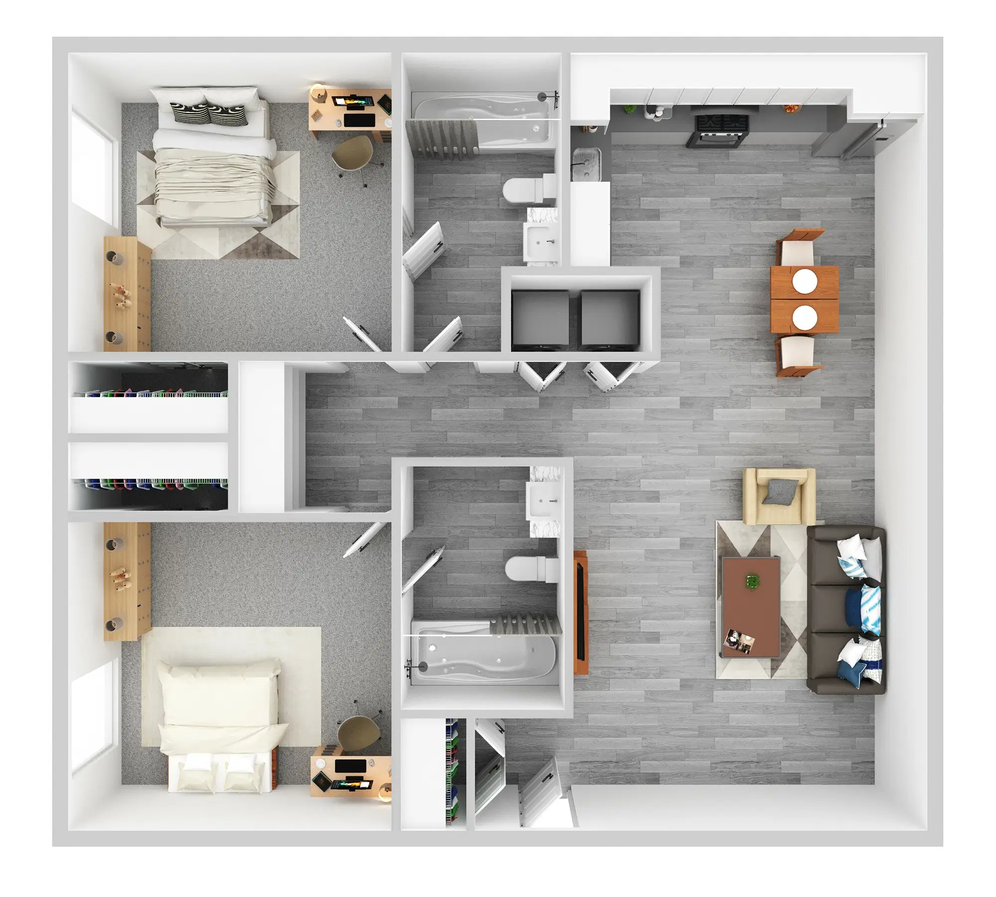 Commons at Sawmill, Flagstaff – 2 Bed Furn Premium | Room in 2 Bedroom 2 Bathroom