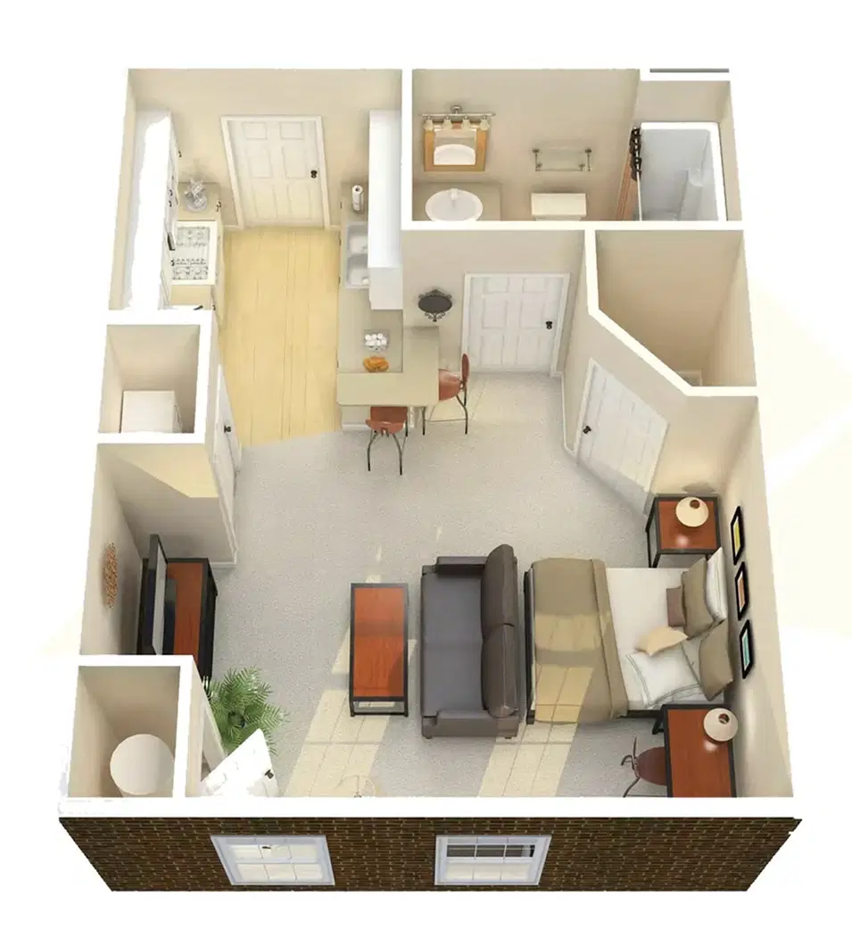 University Edge Cincinnati, Cincinnati – Studio