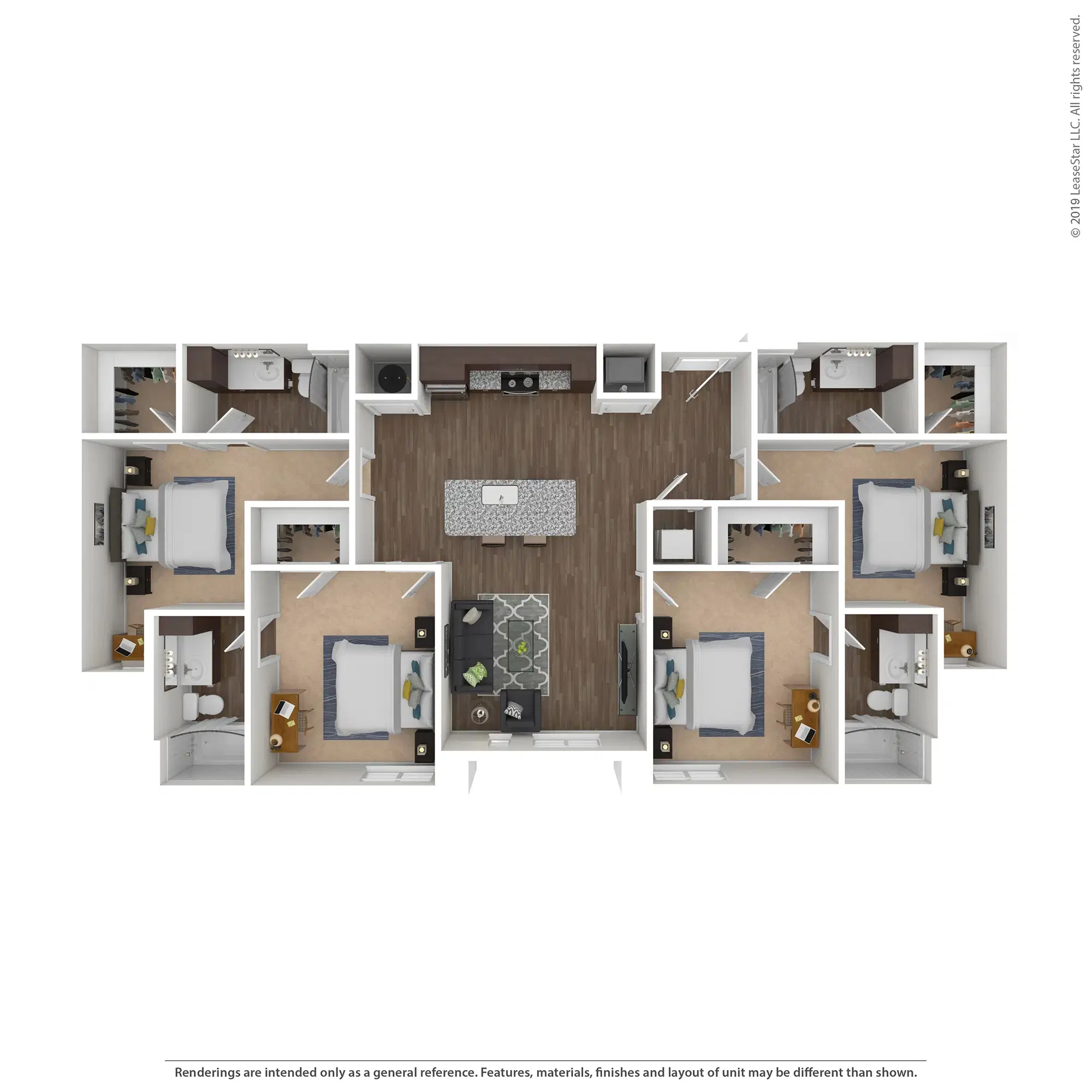 Nine20 Tempe, Tempe – Room in 4 Bedroom 4 Bathroom | D1