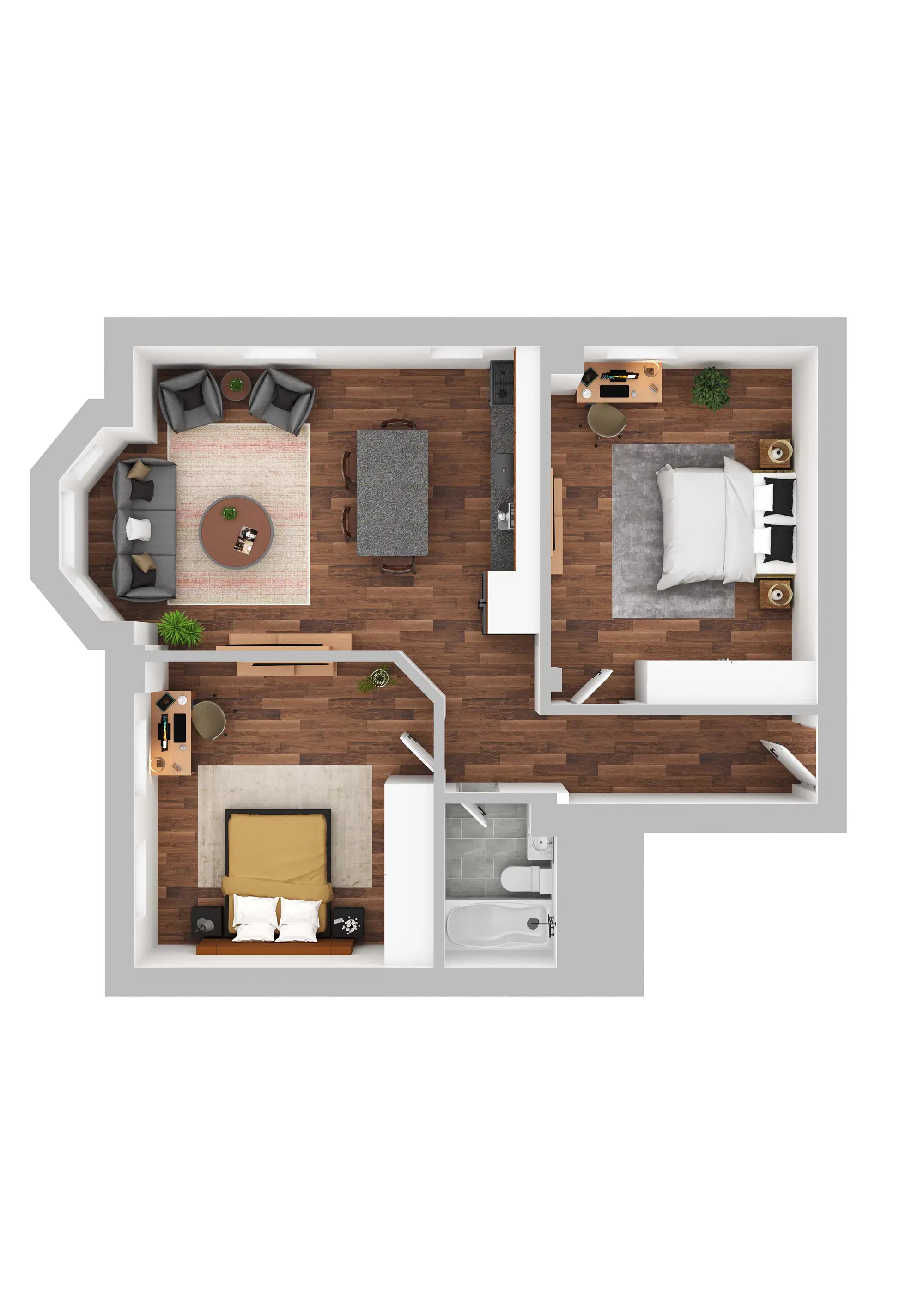 Hamilton Court, Philadelphia – Room in 2 Bedroom 1 Bathroom | 2 BR K1